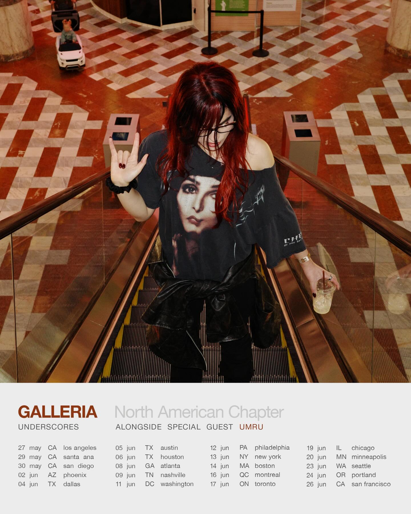 underscores Galleria - North American Chapter Tour Poster 2026